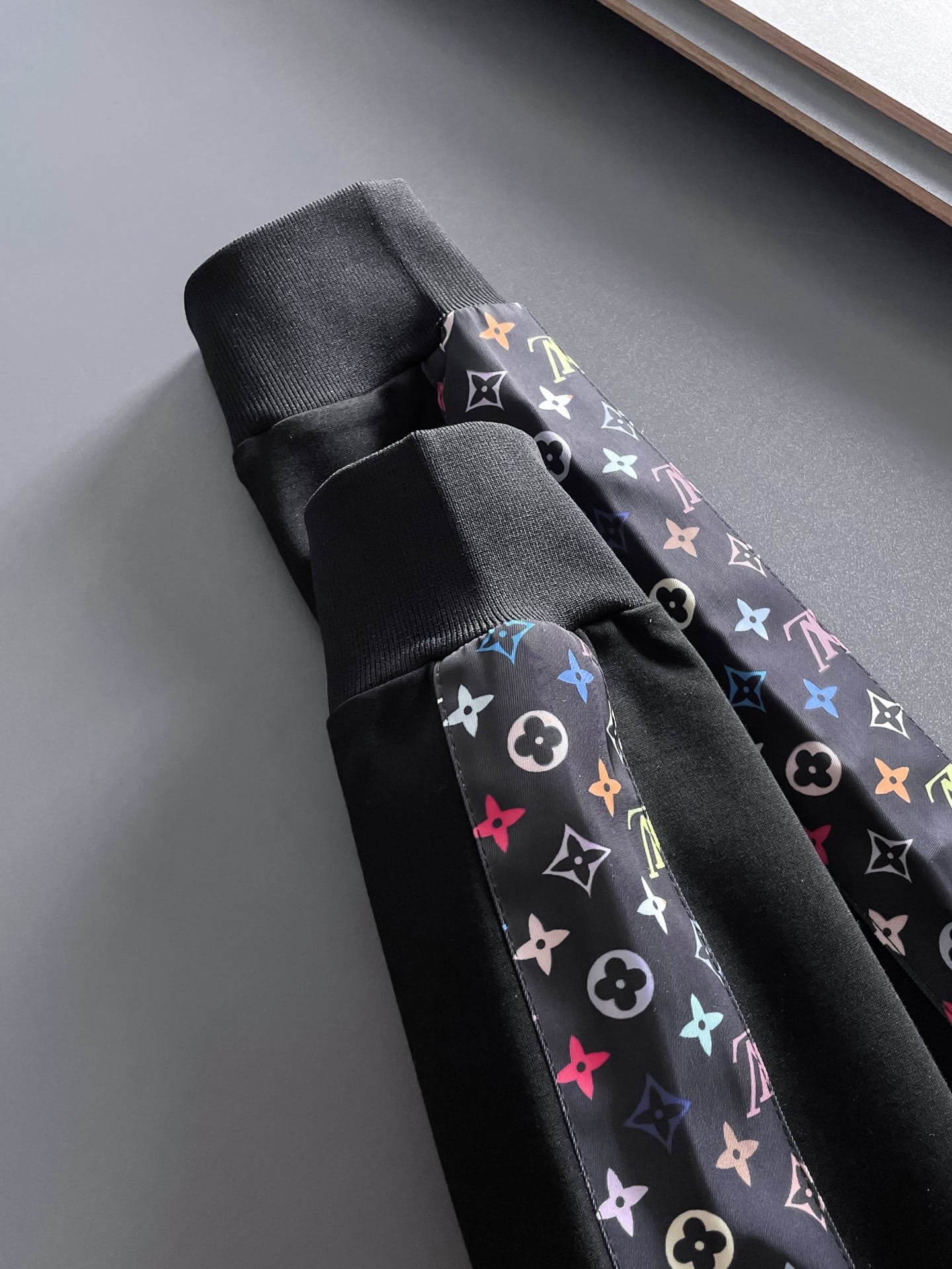 Louis Vuitton LV Multicolor Monogram Tracksuit - Black Graphic