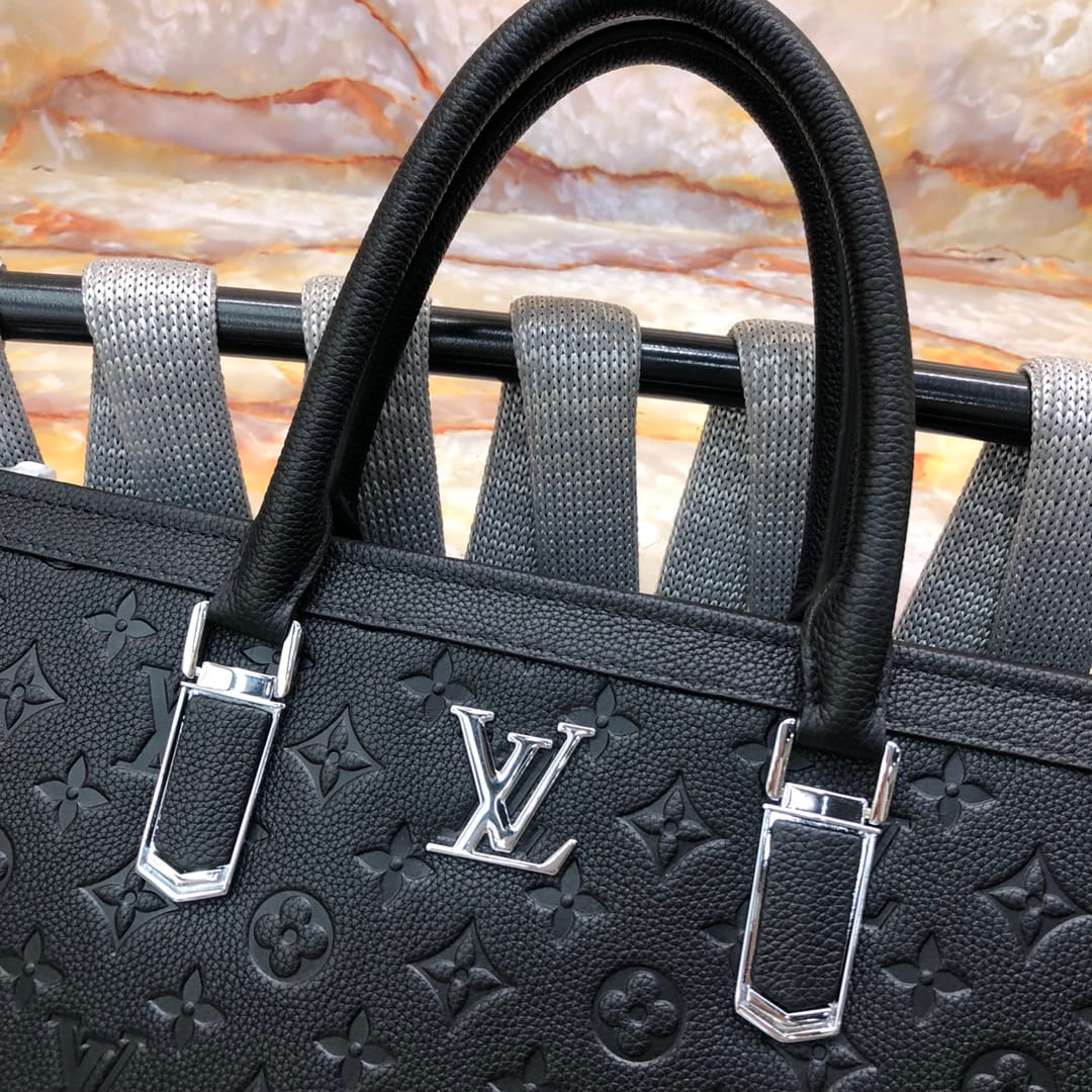 Louis Vuitton LV OnTheGo PM Slim Briefcase - Black Empreinte Leather