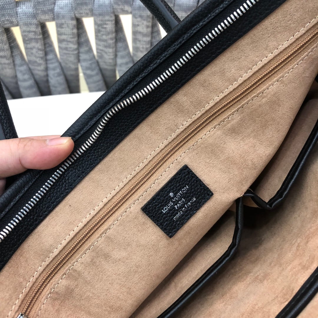 Louis Vuitton LV OnTheGo PM Slim Briefcase - Black Empreinte Leather