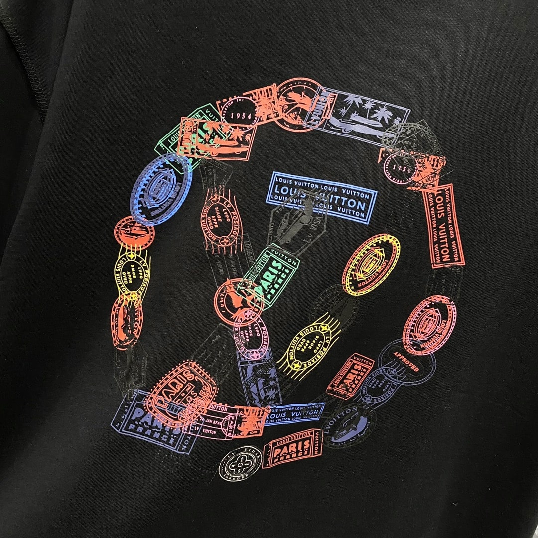 Louis Vuitton LV Stamps T-Shirt – Black