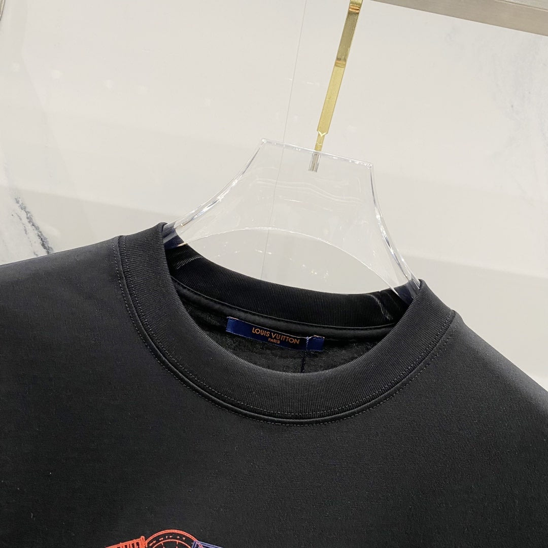 Louis Vuitton LV Stamps T-Shirt – Black