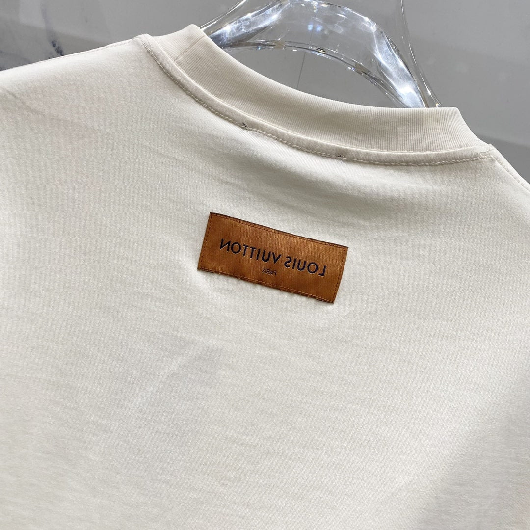 Louis Vuitton LV Stamps T-Shirt – Milk / Off-White
