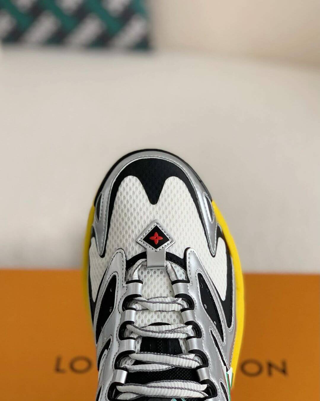 Louis Vuitton LV Trainer – Blue Damier Denim & Grained Leather
