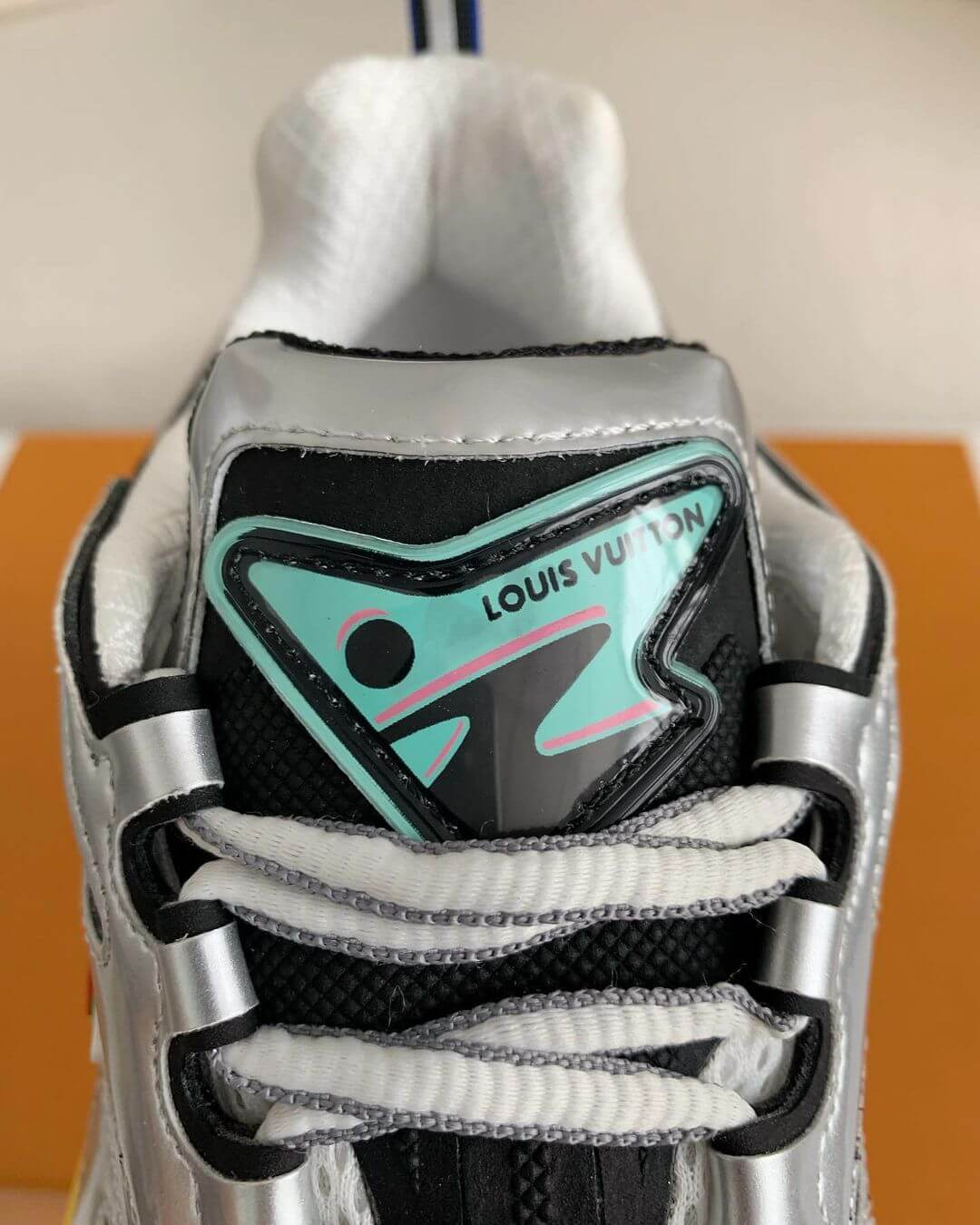 Louis Vuitton LV Trainer – Blue Damier Denim & Grained Leather