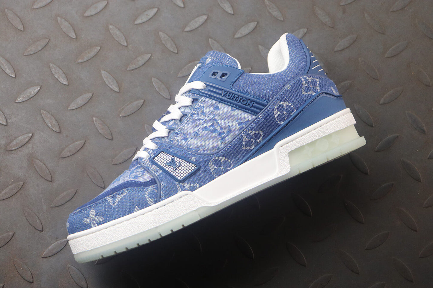 Louis Vuitton LV Trainer Denim Blau