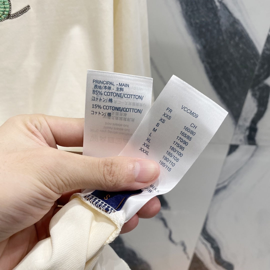 Louis Vuitton LVERS Damier Script T-Shirt – Cream / Off-White (Pharrell Williams SS24)