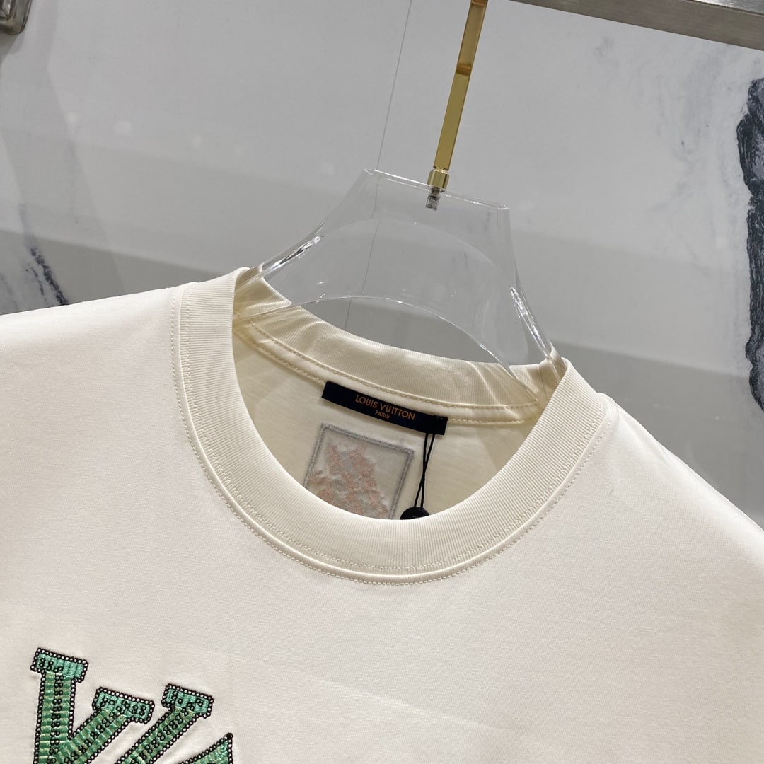 Louis Vuitton LVERS Damier Script T-Shirt – Cream / Off-White (Pharrell Williams SS24)