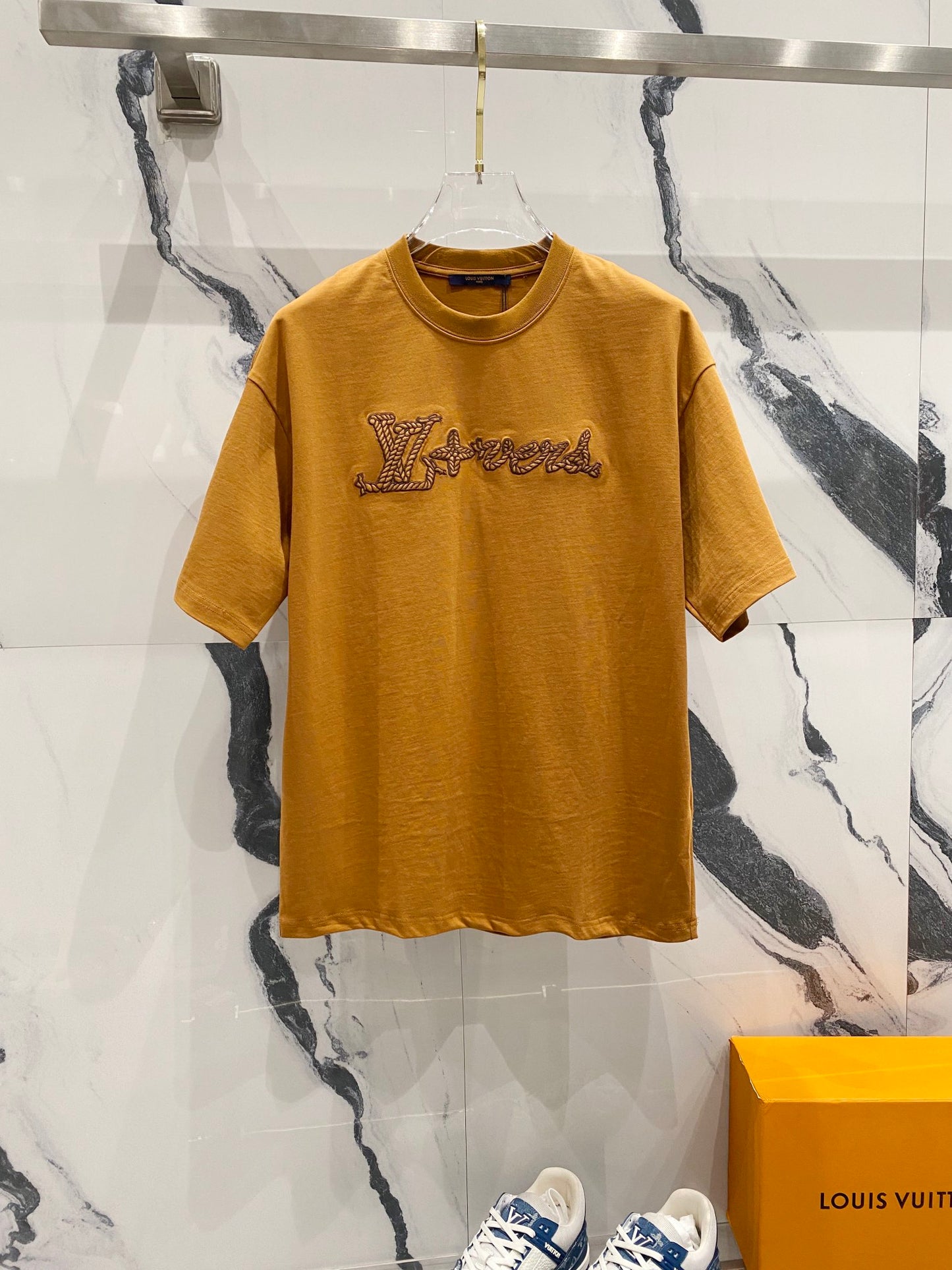 Louis Vuitton LVERS Rope Script T-Shirt – Ocra (SS24 Pharrell Williams)