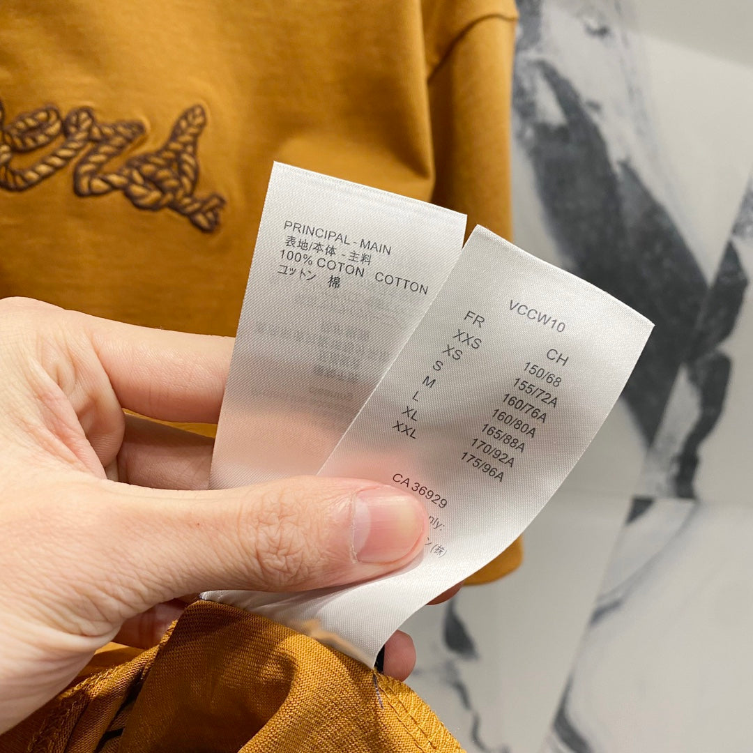 Louis Vuitton LVERS Rope Script T-Shirt – Ocra (SS24 Pharrell Williams)