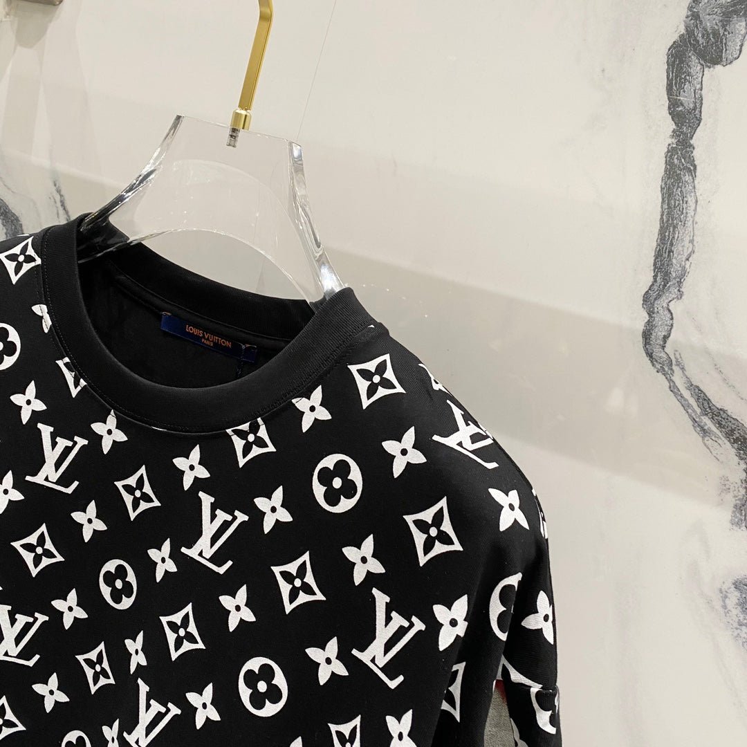 Louis Vuitton Monogram Bleach T-Shirt – Black & Red