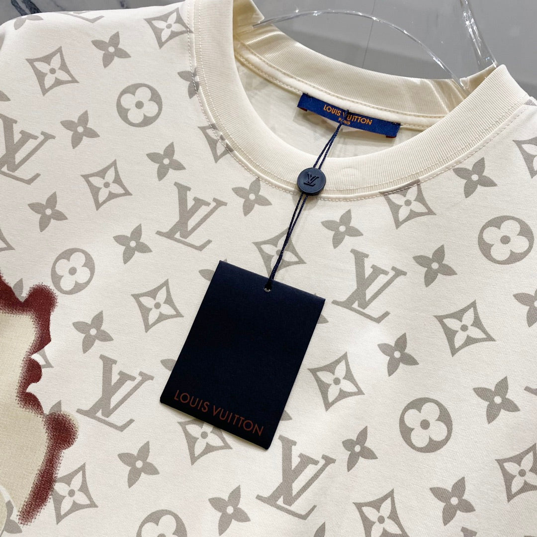 Louis Vuitton Monogram Bleach T-Shirt – Cream & Brown