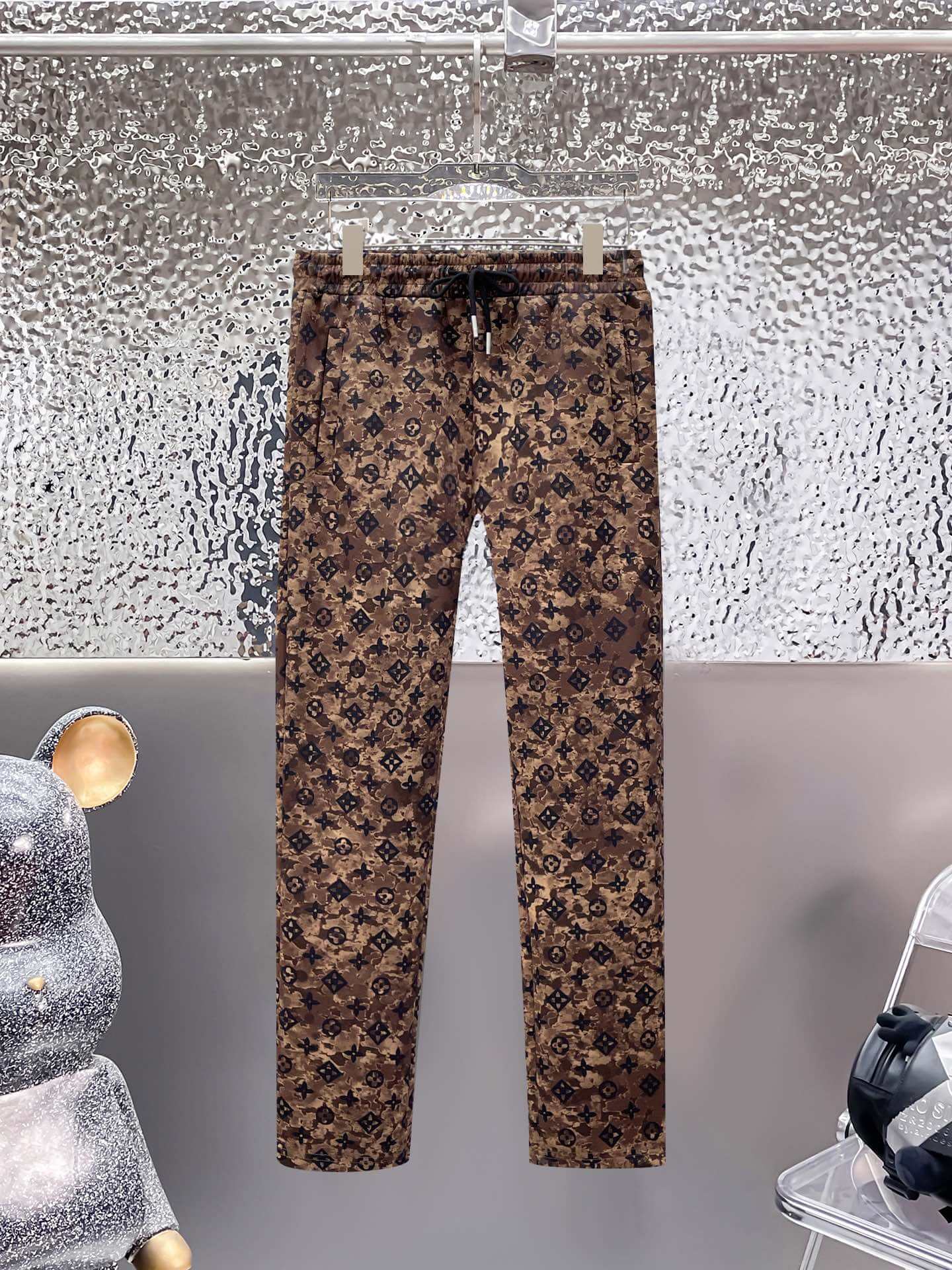 Louis Vuitton Monogram Bleached Effect Tracksuit Brown