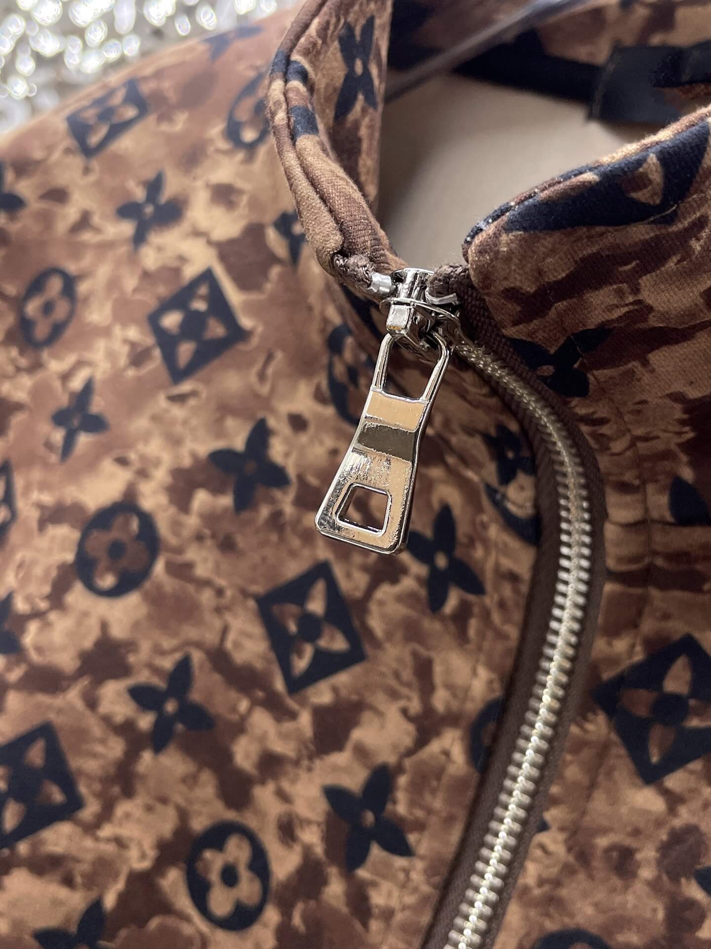 Louis Vuitton Monogram Bleached Effect Tracksuit Brown