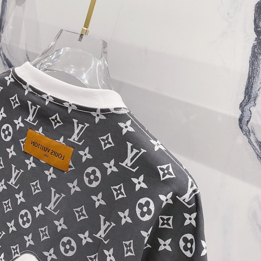 Louis Vuitton Monogram Drip T-Shirt – White & Grey