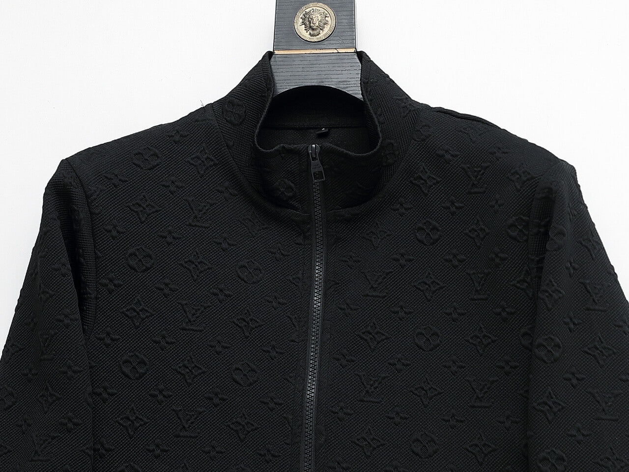 Louis Vuitton Monogram Embossed Technical Tracksuit Black
