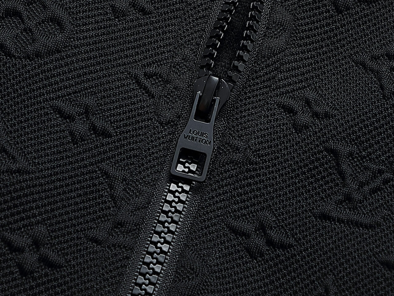 Louis Vuitton Monogram Embossed Technical Tracksuit Black