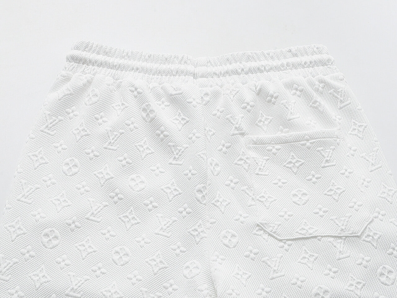 Louis Vuitton Monogram Embossed Technical Tracksuit White