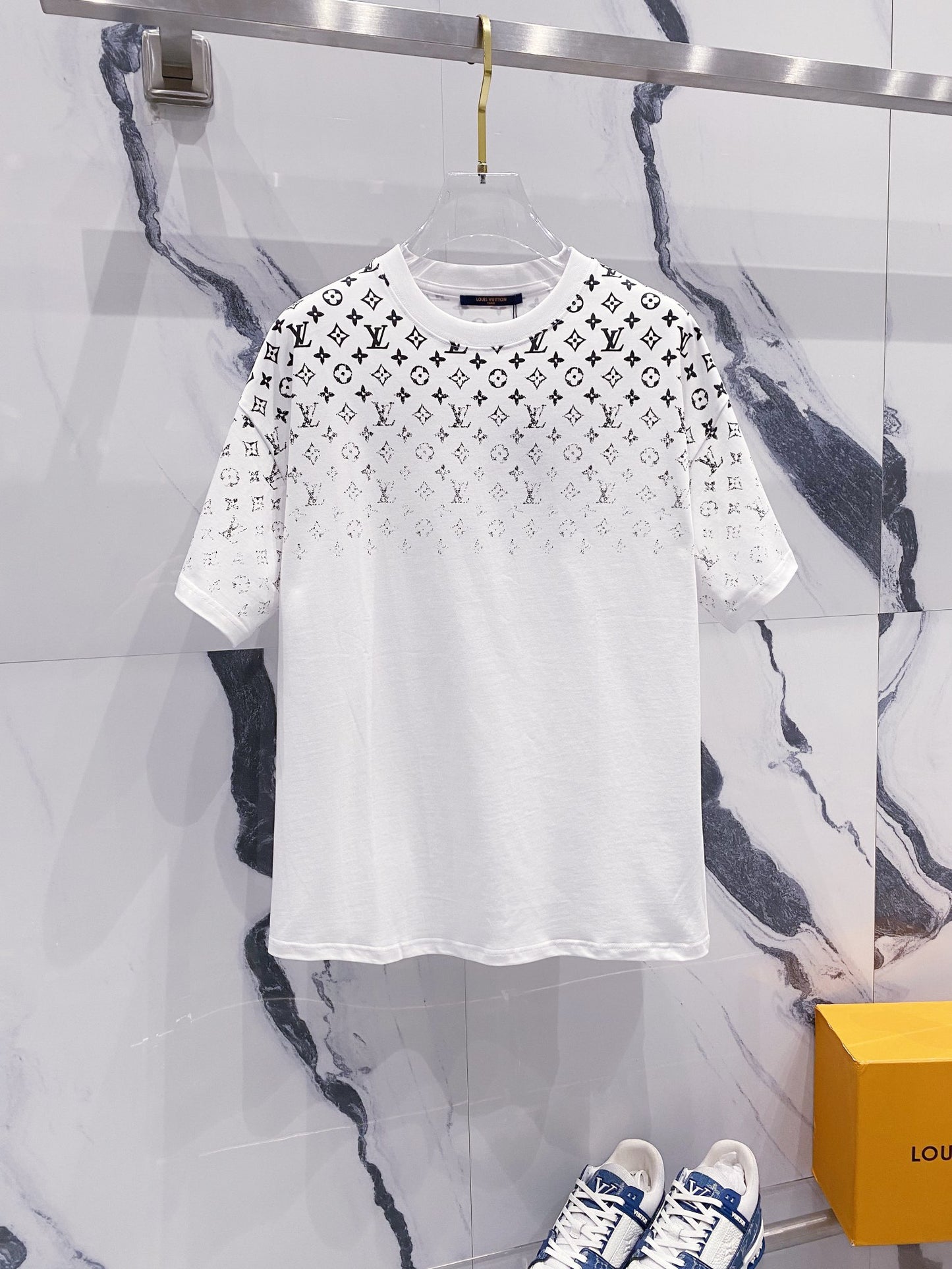 Louis Vuitton Monogram Gradient T-Shirt – White