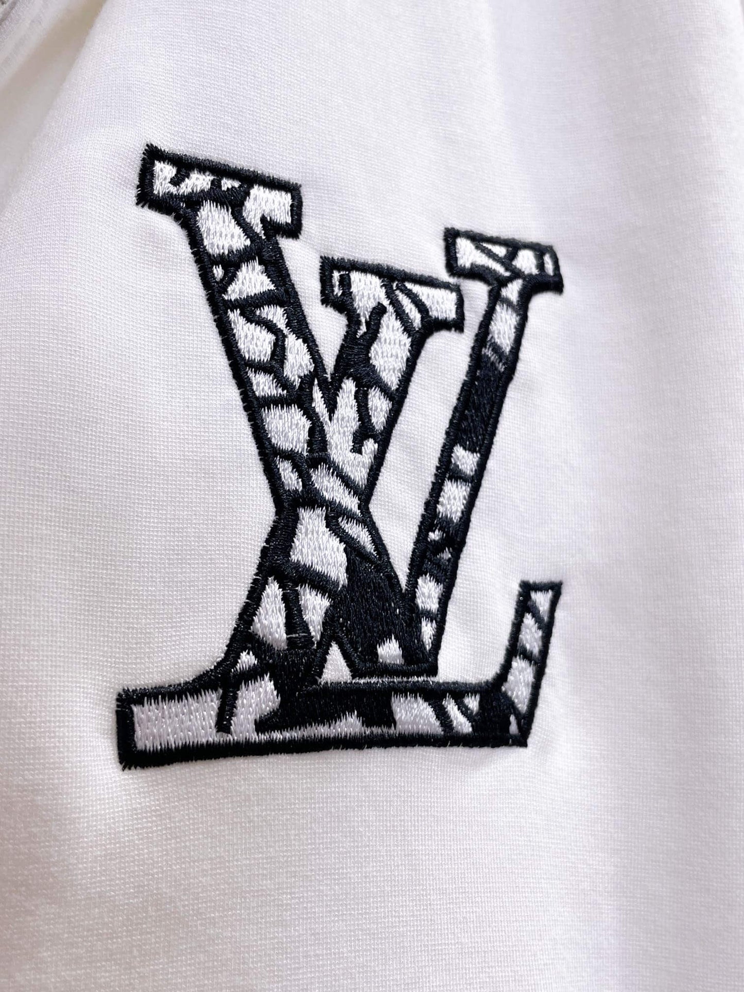 Louis Vuitton Oversized LV Patch Monogram Tape Tracksuit White