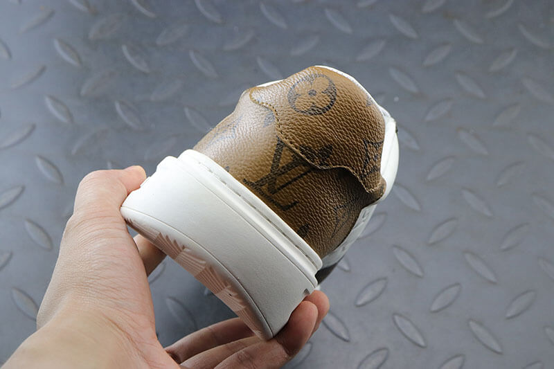 Louis Vuitton Time Out Sneaker – White Monogram Empreinte & Canvas Mix