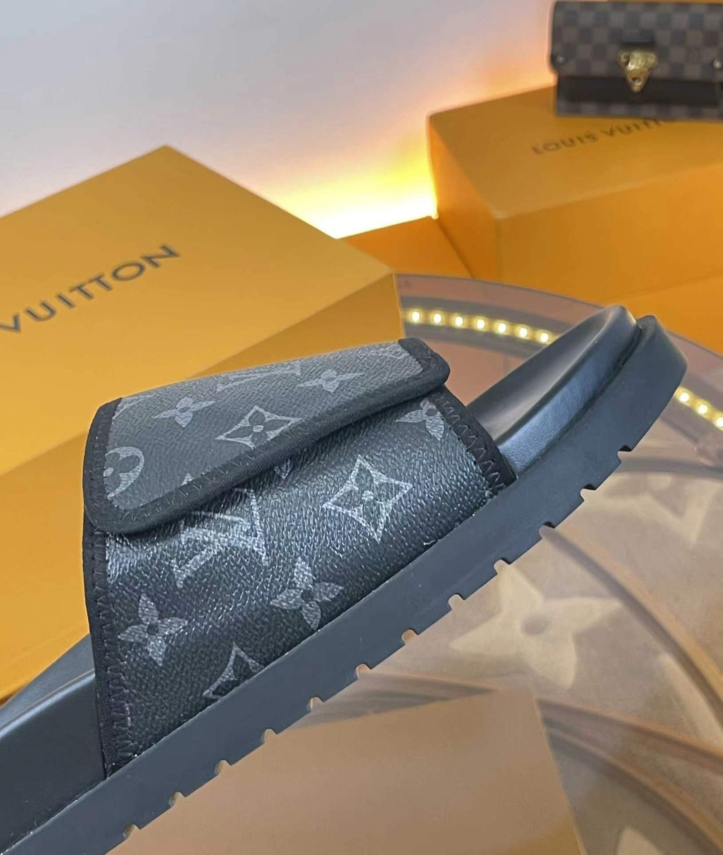 Louis Vuitton Waterfront Mule – Monogram Eclipse Canvas