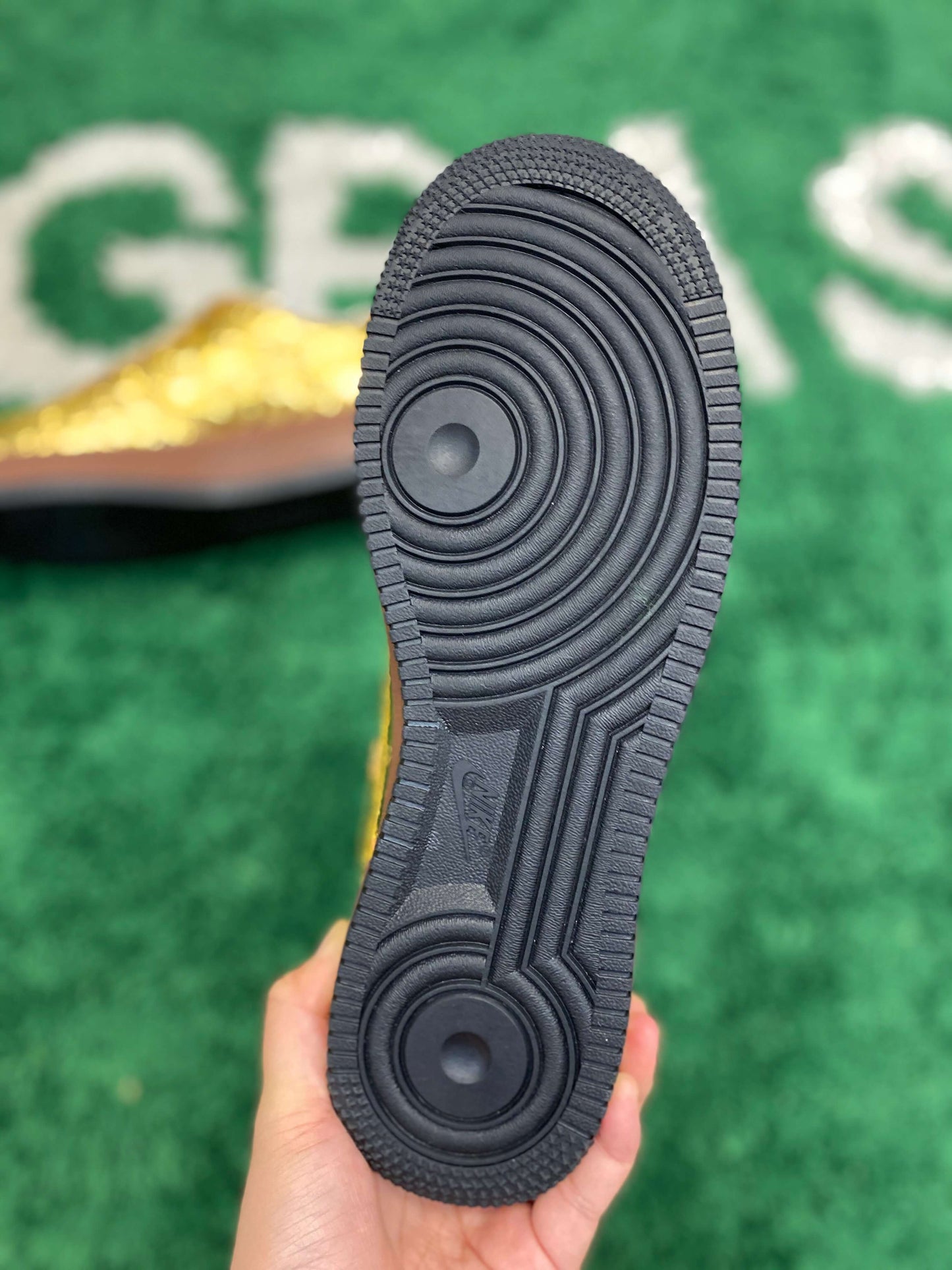 Louis Vuitton x Nike Air Force 1 Low by Virgil Abloh – Metallic Gold