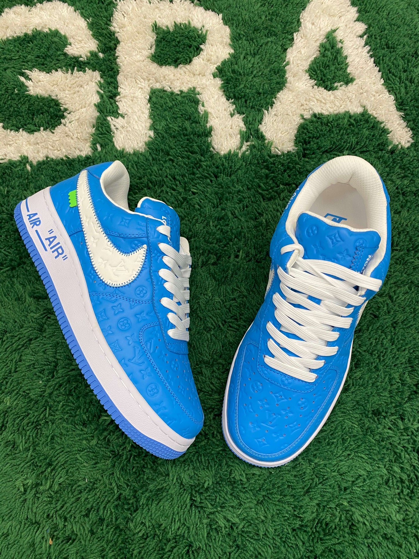 Louis Vuitton x Nike Air Force 1 Low by Virgil Abloh – University Blue Monogram