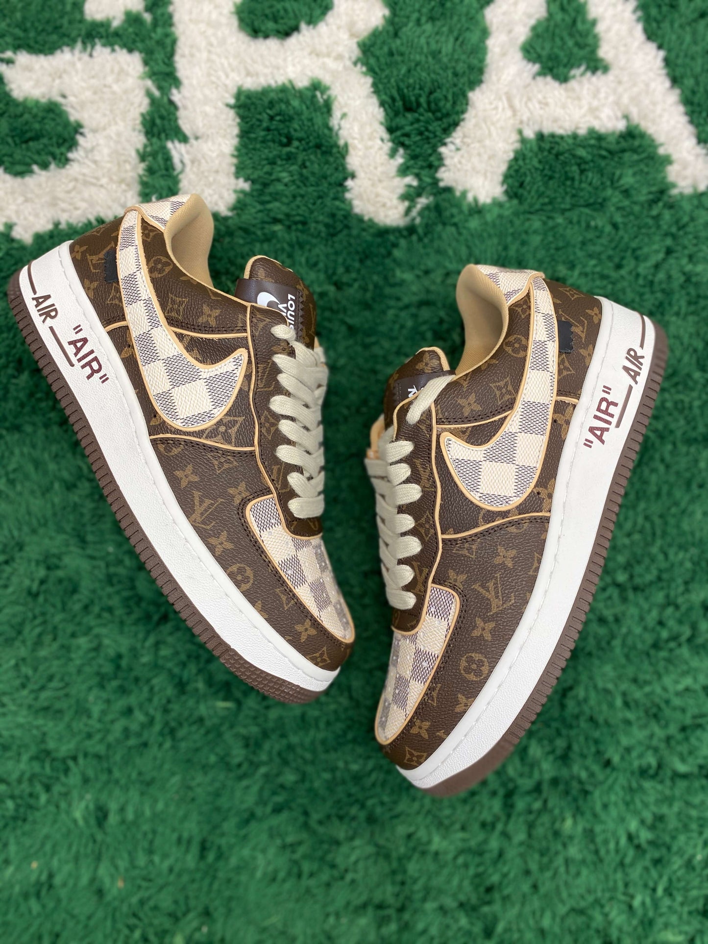 Louis Vuitton x Nike Air Force 1 Low by Virgil Abloh – Monogram & Damier Azur
