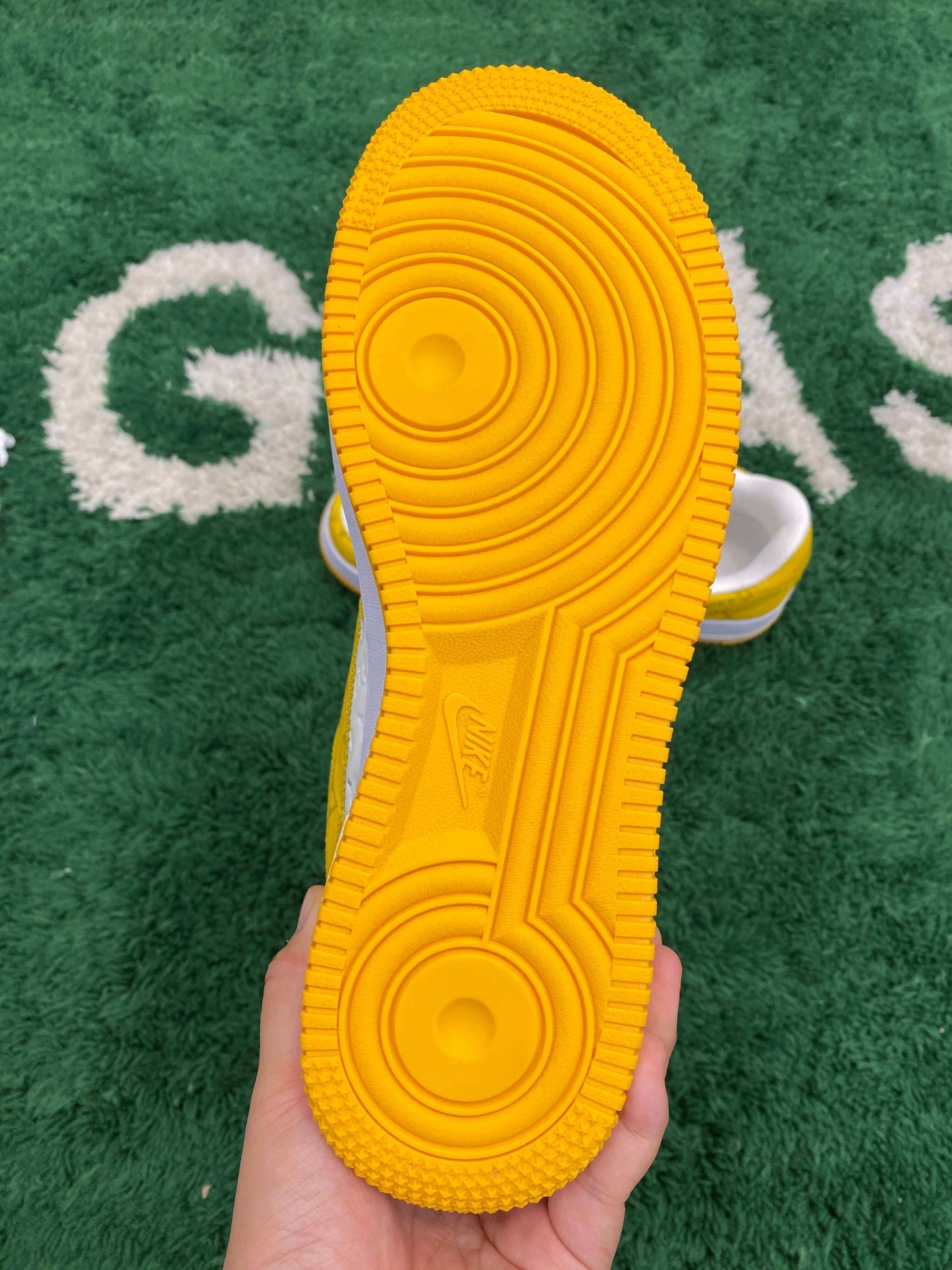Louis Vuitton x Nike Air Force 1 Low by Virgil Abloh – White & Yellow Monogram
