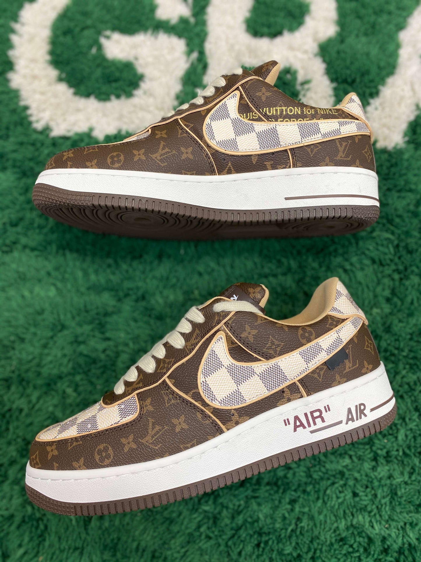 Louis Vuitton x Nike Air Force 1 Low by Virgil Abloh – Monogram & Damier Azur