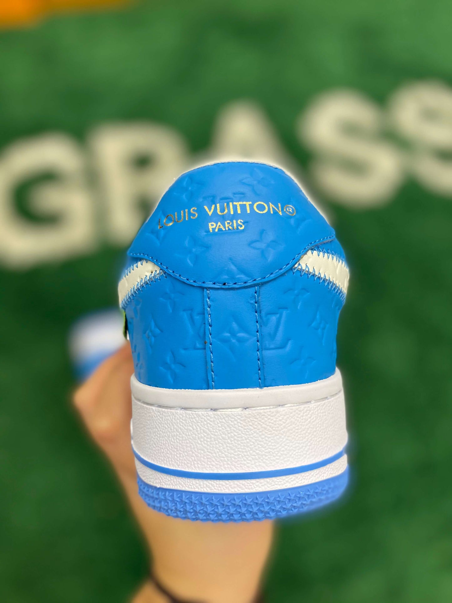 Louis Vuitton x Nike Air Force 1 Low by Virgil Abloh – University Blue Monogram