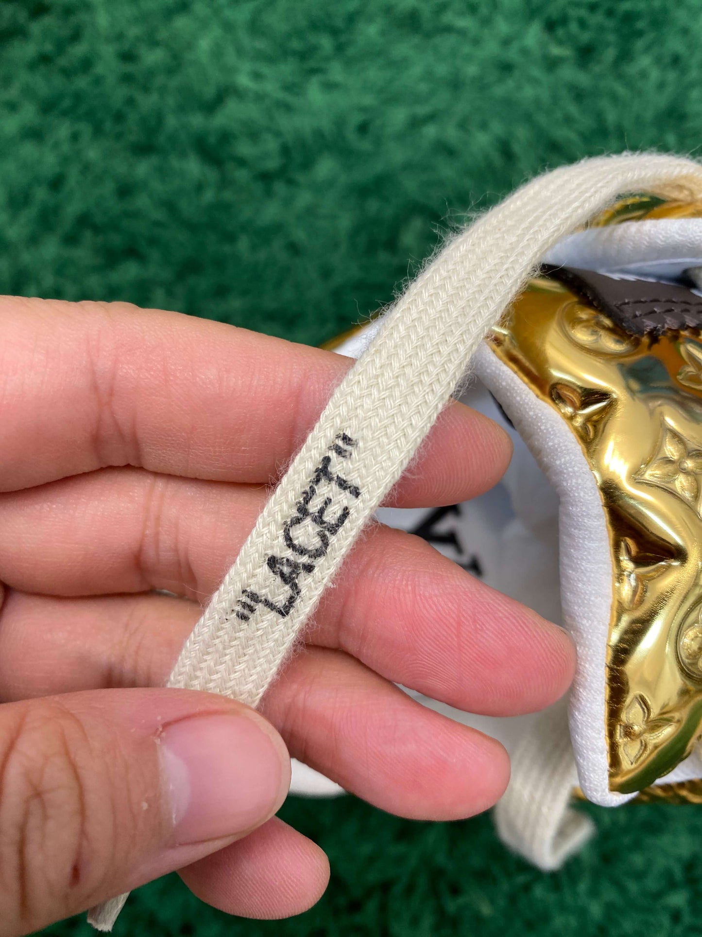Louis Vuitton x Nike Air Force 1 Low by Virgil Abloh – Metallic Gold