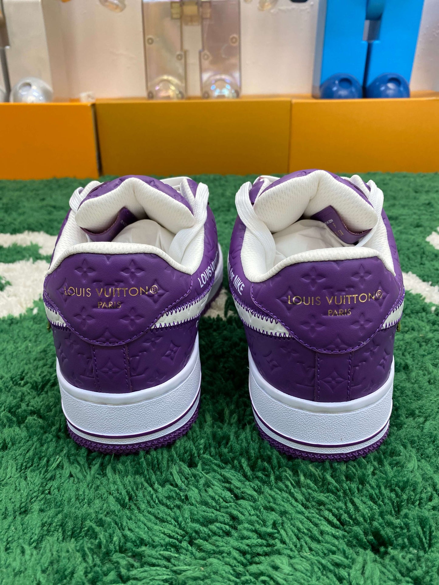 Louis Vuitton x Nike Air Force 1 Low by Virgil Abloh – Purple Monogram