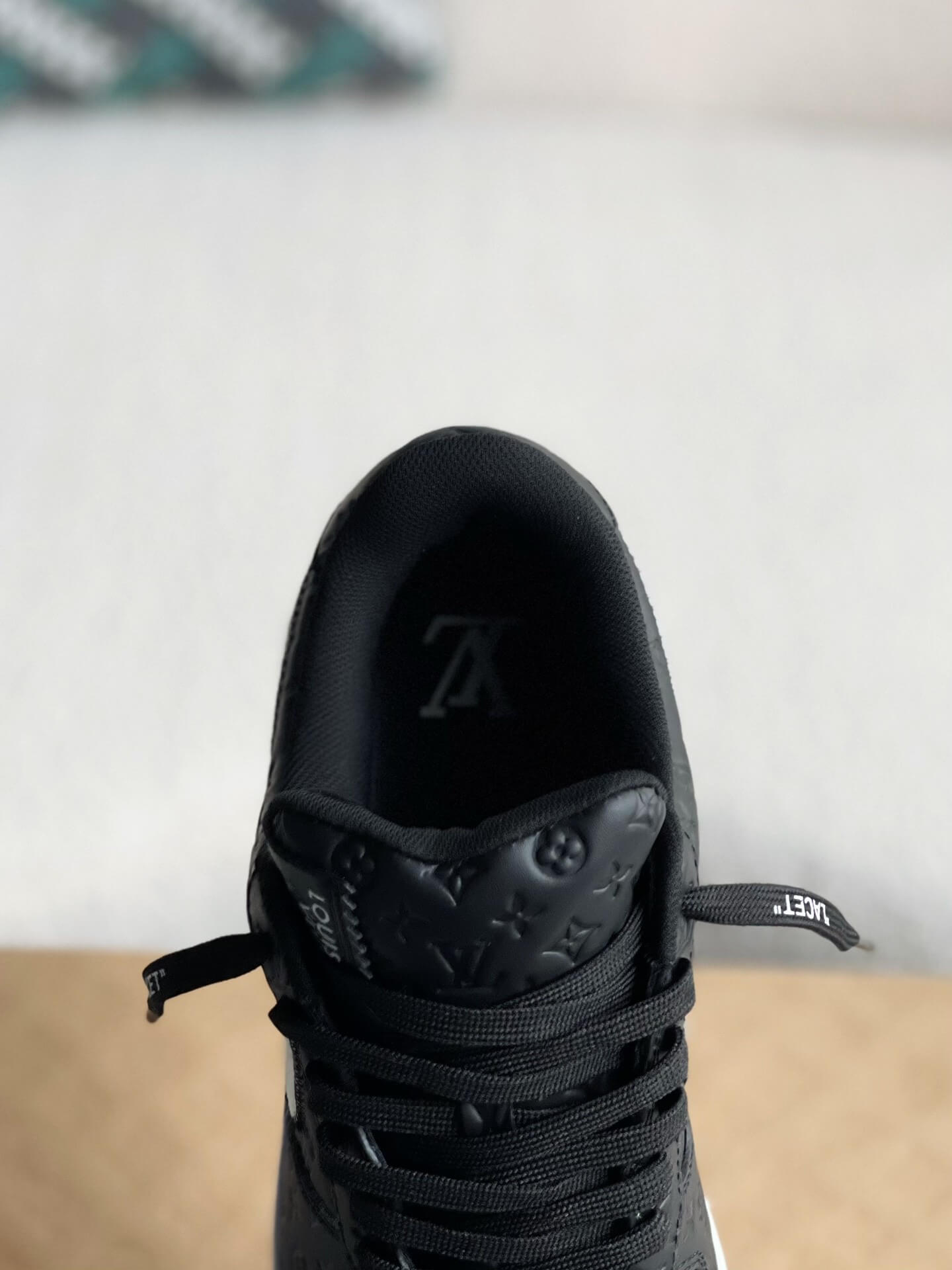Louis Vuitton x Nike Air Force 1 Low – Black & White Monogram Leather