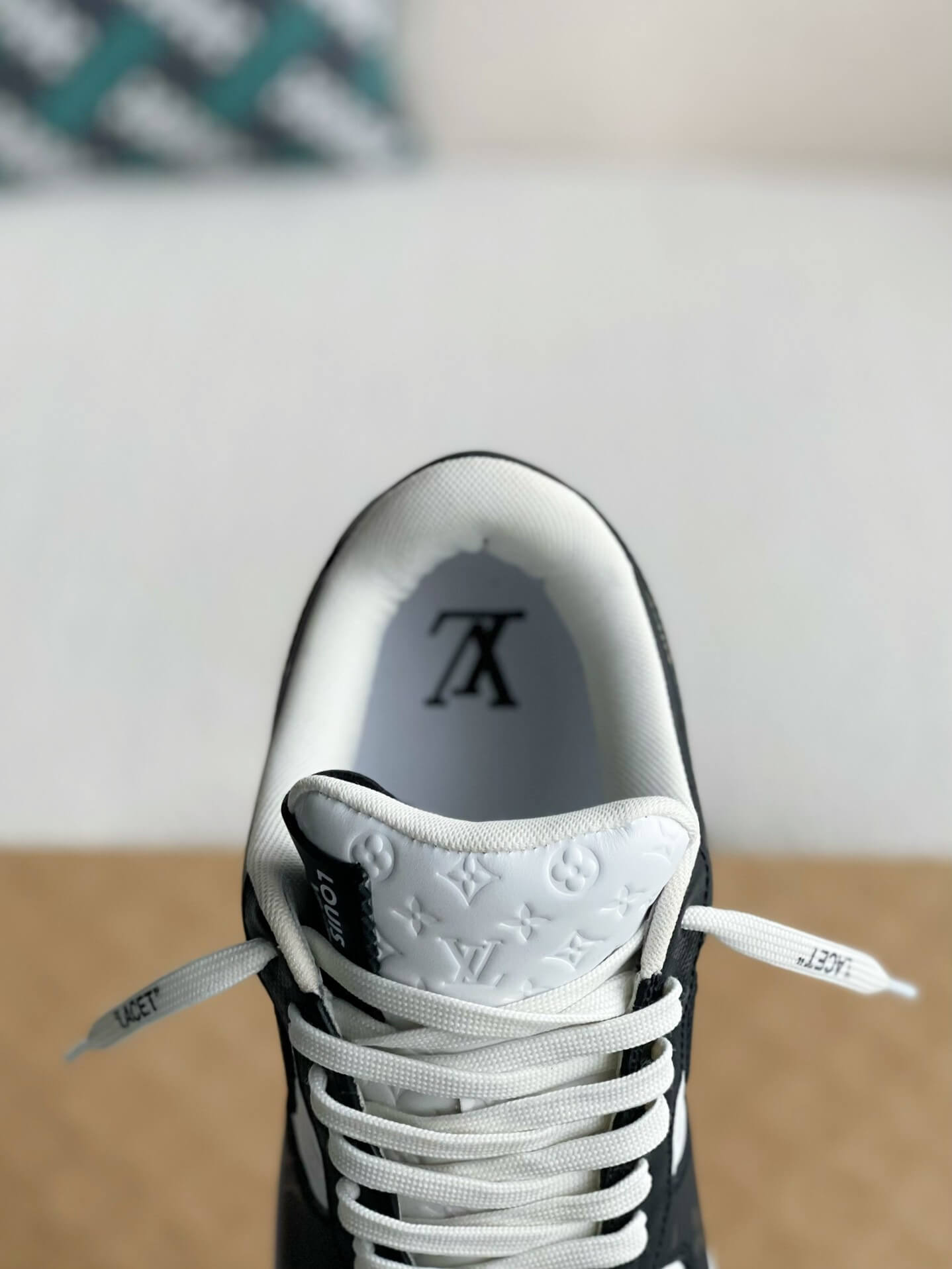 Louis Vuitton x Nike Air Force 1 Low – Black & White Monogram Leather