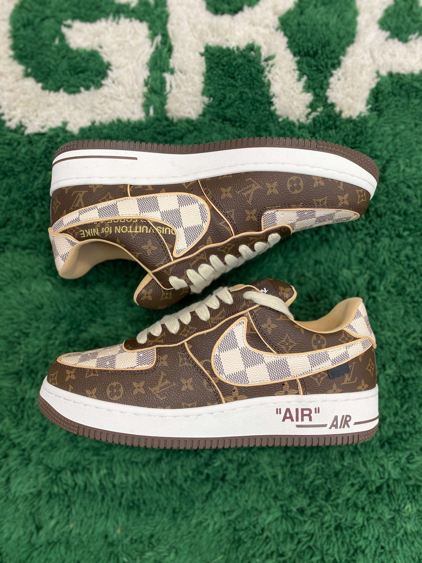 Louis Vuitton x Nike Air Force 1 Low by Virgil Abloh – Monogram & Damier Azur