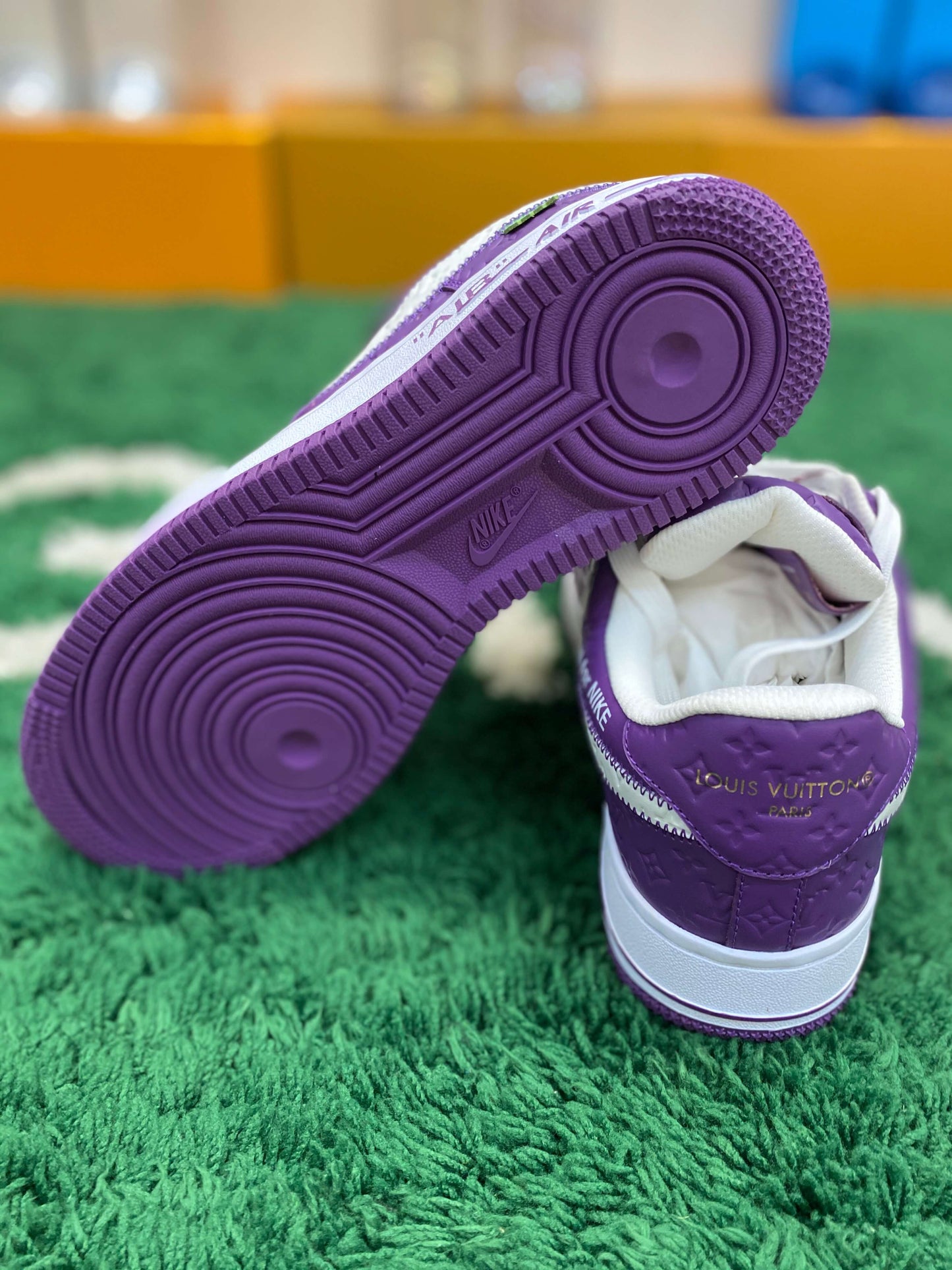Louis Vuitton x Nike Air Force 1 Low by Virgil Abloh – Purple Monogram