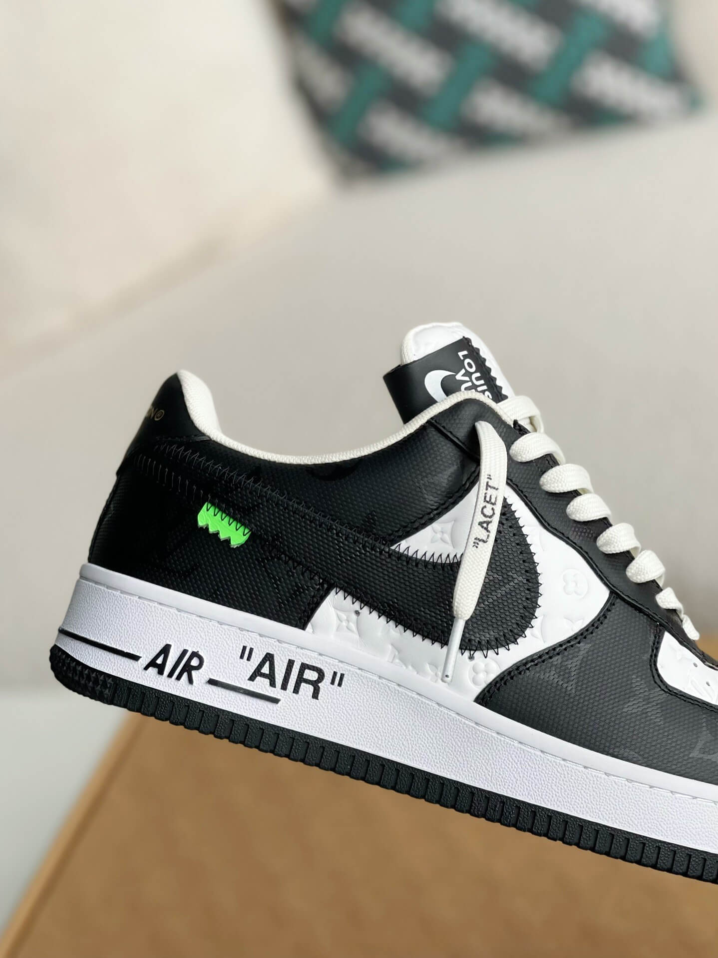 Louis Vuitton x Nike Air Force 1 Low – Black & White Monogram