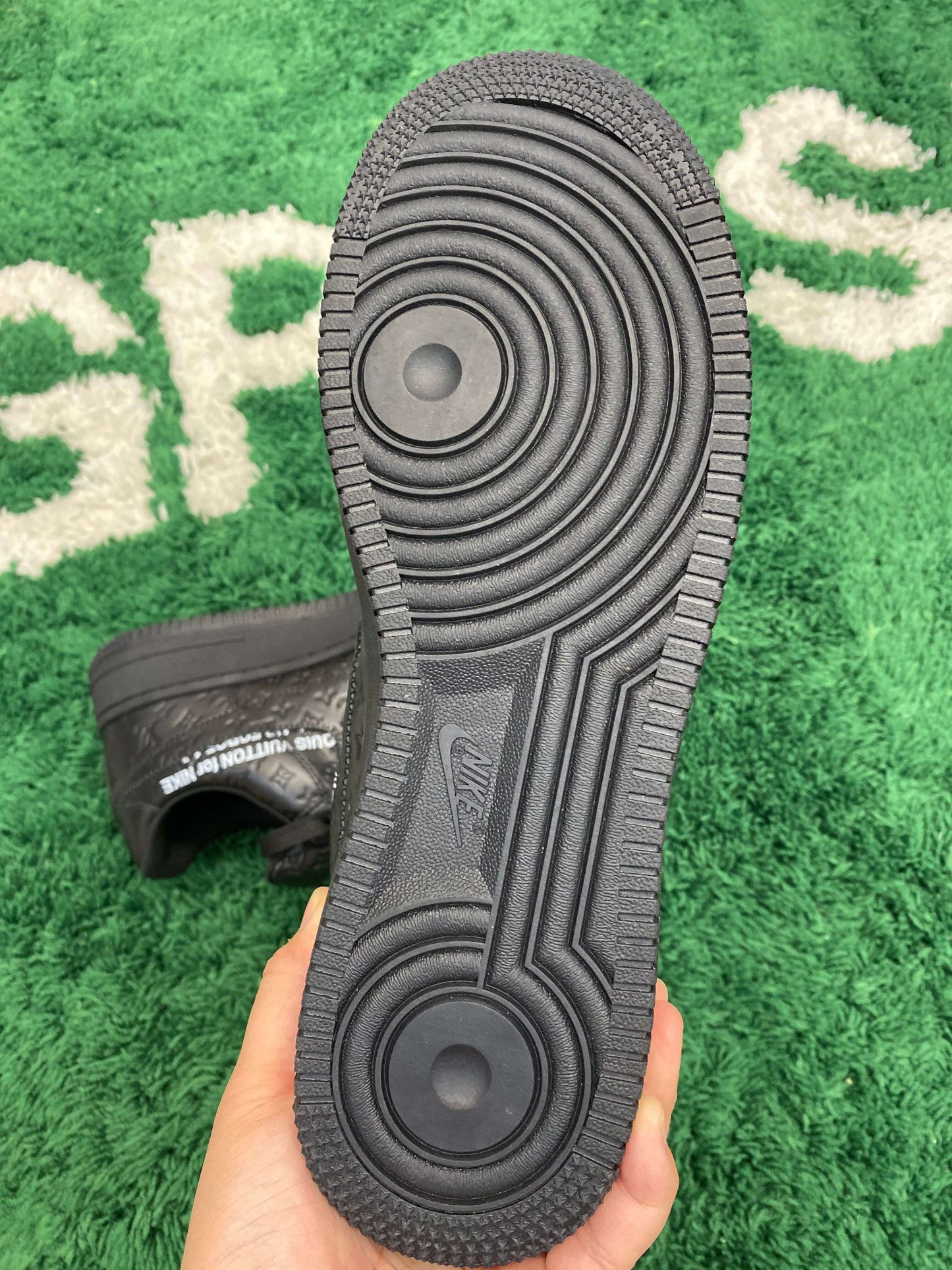 Louis Vuitton x Nike Air Force 1 Low by Virgil Abloh – Triple Black Monogram