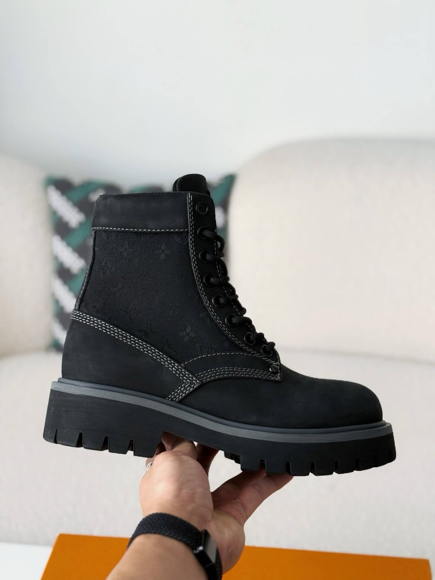 Louis Vuitton x Timberland 6-In Ankle Boot – Black Monogram