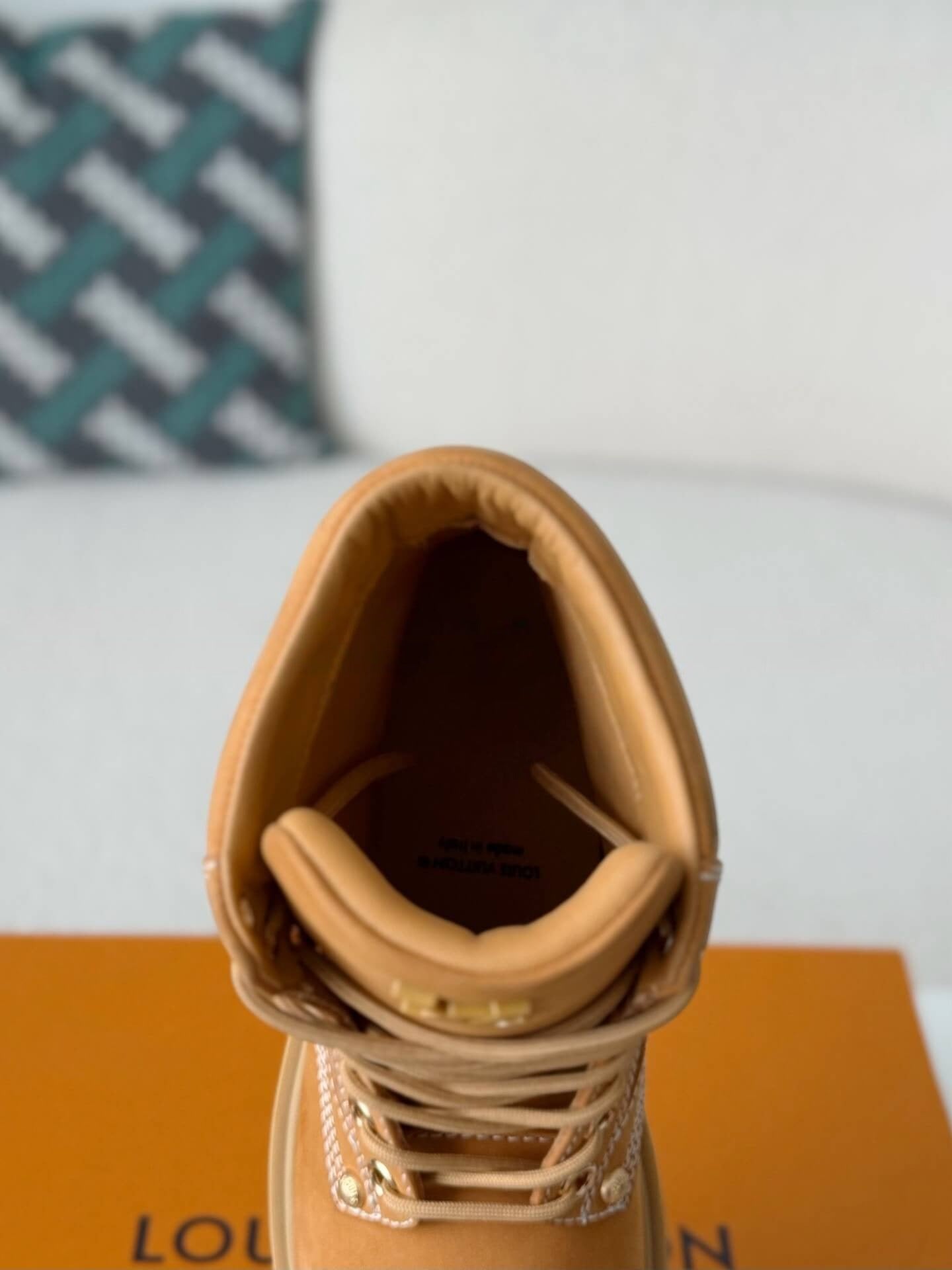 Louis Vuitton x Timberland 6-In Ankle Boot – Wheat Monogram Embossed Nubuck