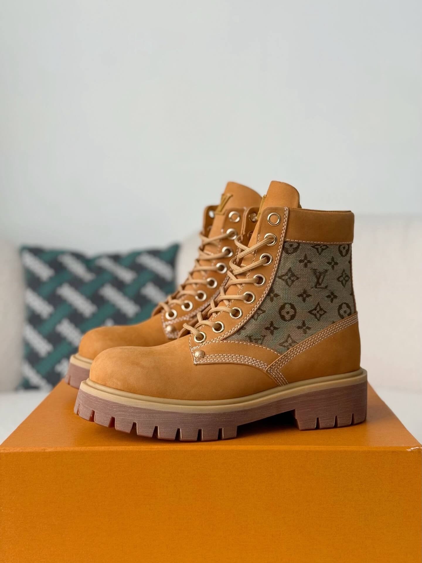 Louis Vuitton x Timberland 6-In Ankle Boot – Wheat Monogram