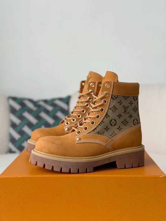 Louis Vuitton x Timberland 6-In Ankle Boot – Wheat Monogram