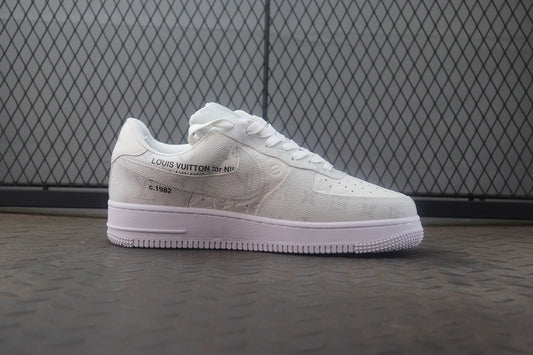 Louis Vuitton x Nike Air Force 1 Low Off-White Sneakers