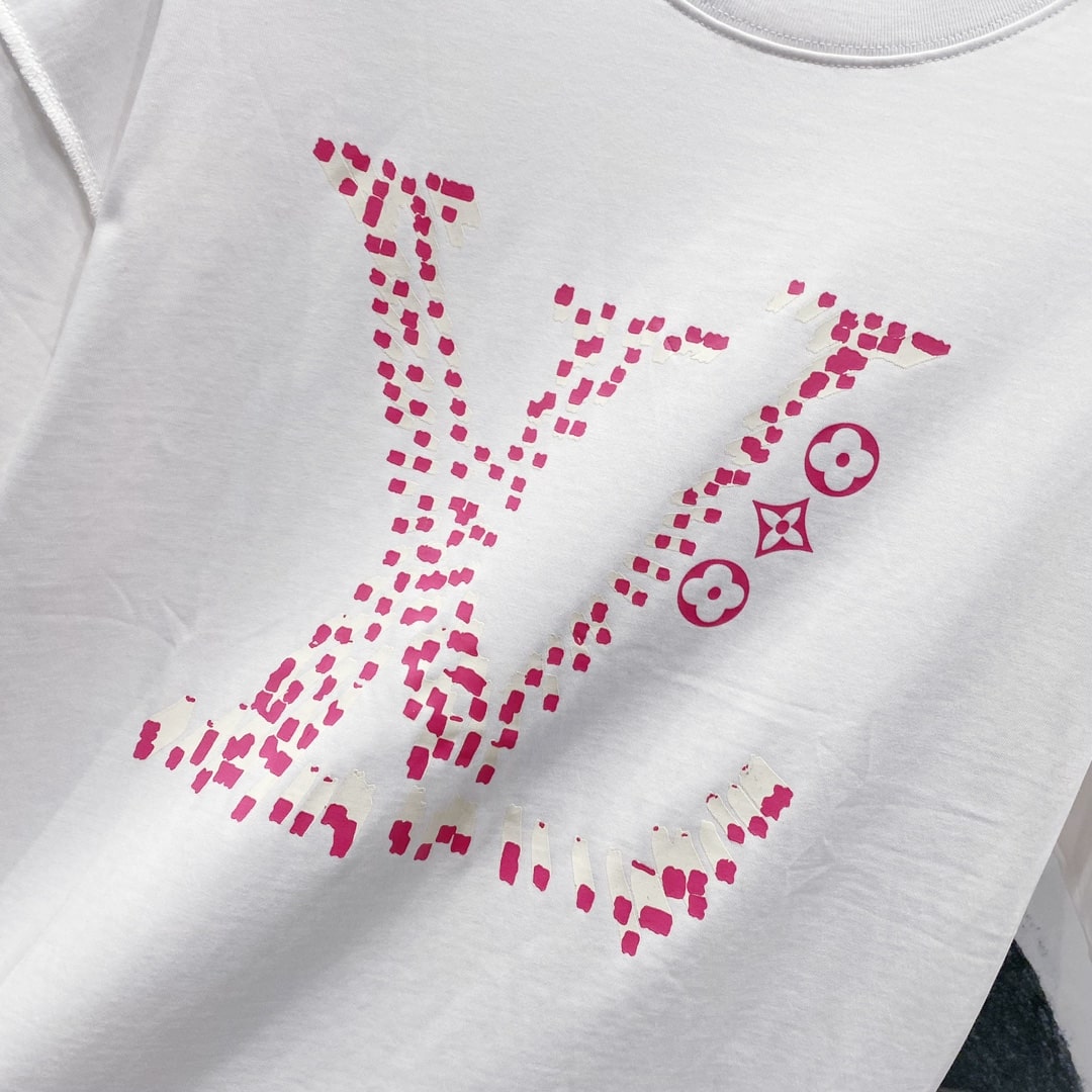Louis Vuitton LV Distortion T-Shirt – Black & Pink
