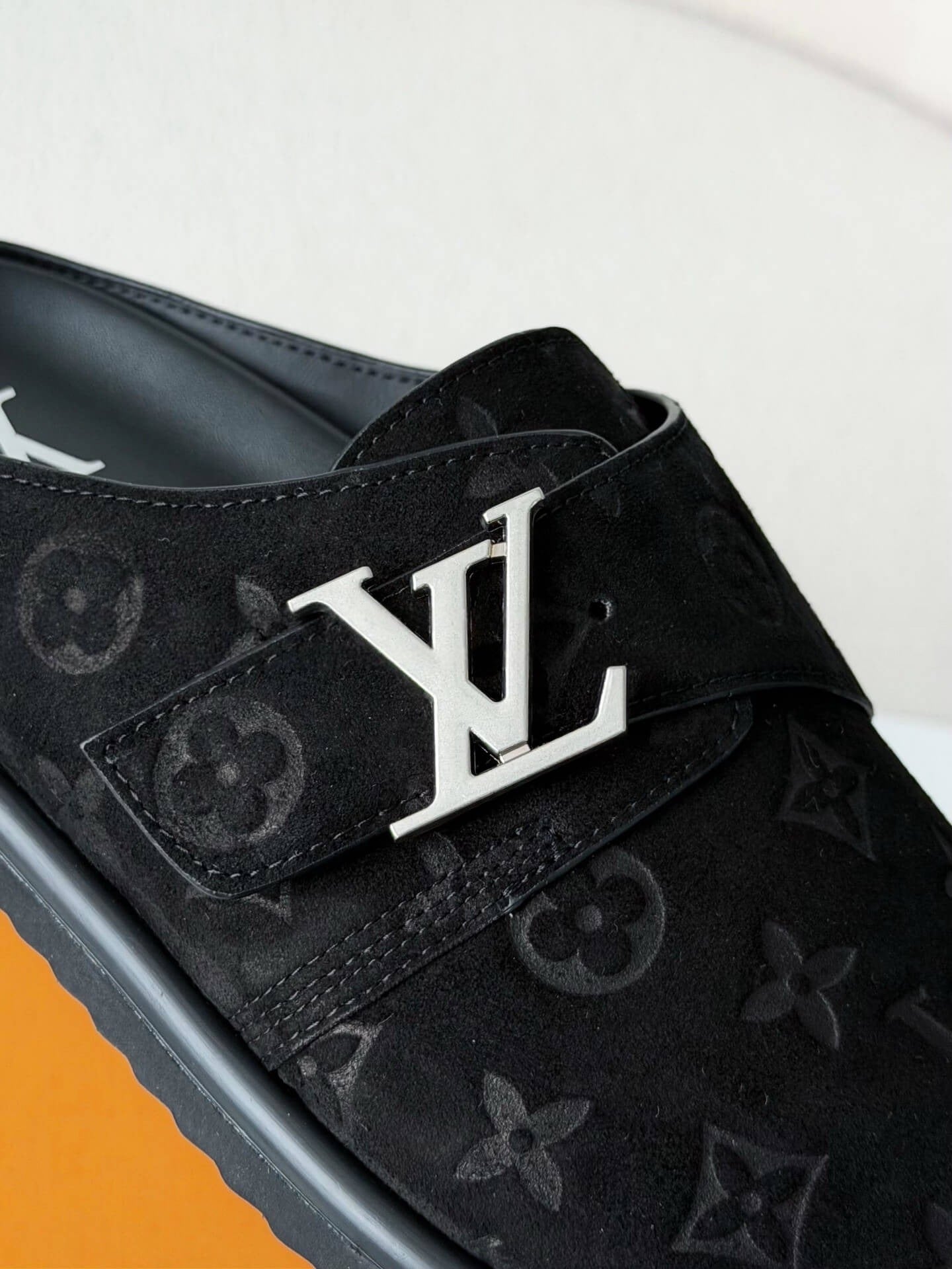 Louis Vuitton Easy Line Mule – Black Monogram Empreinte Suede