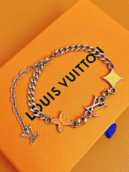 Louis Vuitton LV Spike Bracelet 'Orange Yellow"