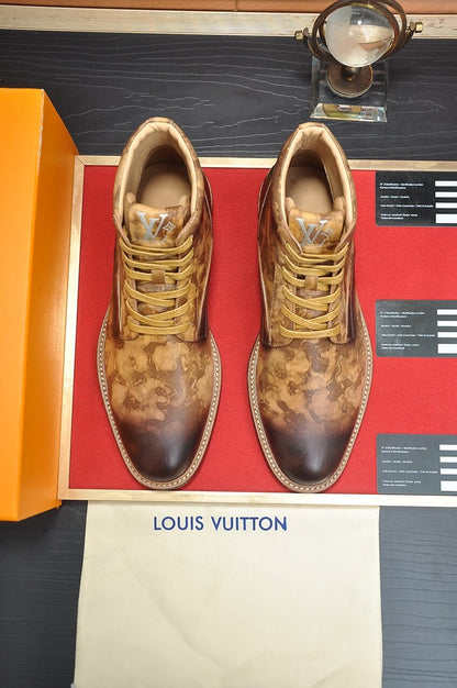 Louis Vuitton LV Custom Patina Chukka Boots