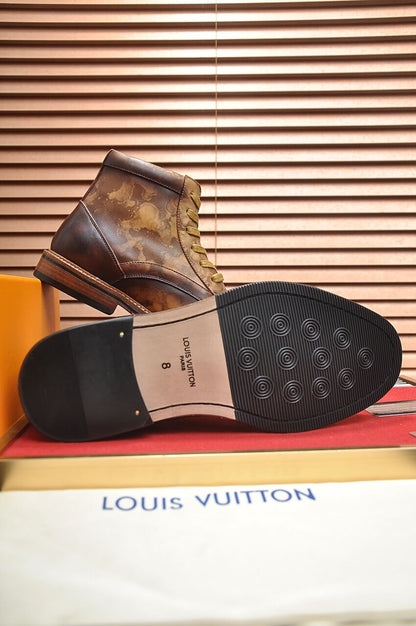 Louis Vuitton LV Custom Patina Chukka Boots