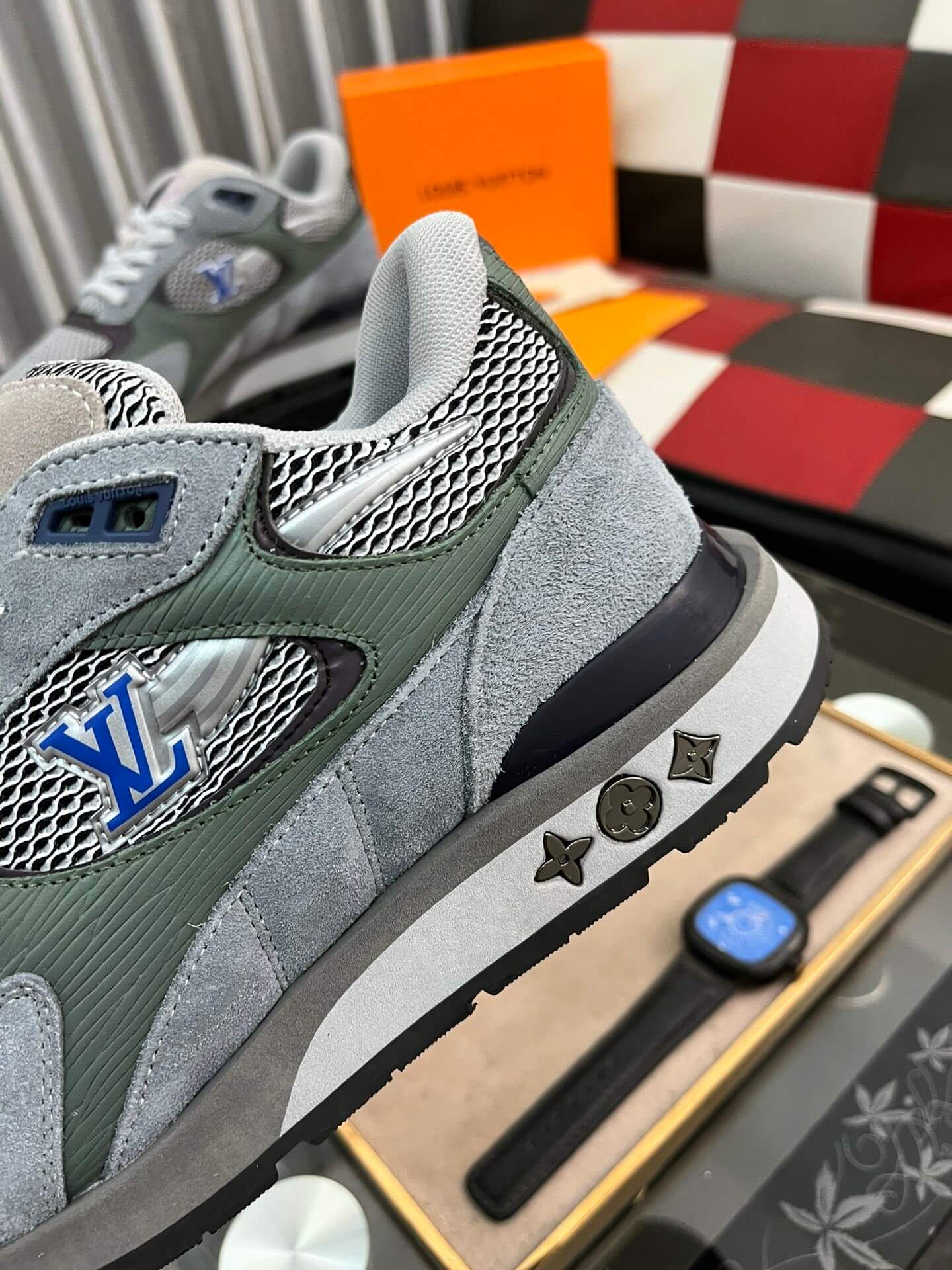 Louis Vuitton LV Drop 300 Sneaker – Grey, Sage & Blue